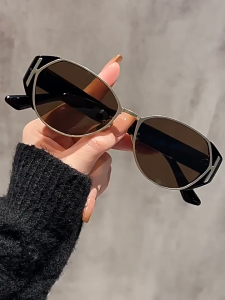 Kacamata Hitam Cat Eye UV400 keren fashion Sunglasses Wanita Pria