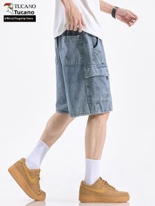 TUCANO | Lightweight Summer Wide Leg Denim Shorts Five-Division