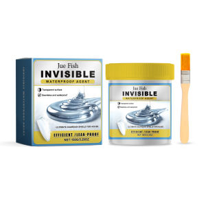 Transparent Waterproof Sealant Used for Roof Leak Repairs Bathroom Tile DIY Home Concrete Walls Fast Drying Comes with Brush