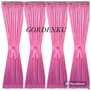gorden ikat pita tengah gorden kupu kupu minimalis nuvo embos polos gorden buat jendela