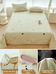 MENGWEIJUE | Bộ Drap Mát Mẻ Mùa Hè 100% Cotton Dày Hơn