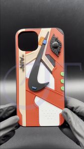 Case Iphone 3D Softcase Casing Timbul Warna Red 11 12 13 14 Pro Max 7Plus XR X XS MAX 7 8 Plus Silicone Anti Crack Pattern Hypebeast