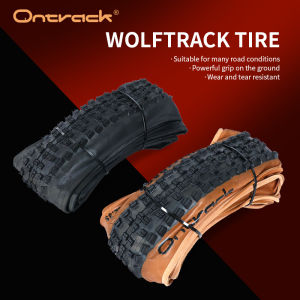 ONTRACK FOLDED TIRE 27.5/29X2.35WOLF TRACK  BLACK WALL  \  BROWN WALL