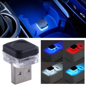 New Universal USB Car Interior Ambient Atmosphere Light LED Signal Lights Auto Reading Lamp Decorations Car Interior Accessories
