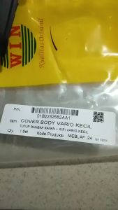 Cover Kaver Tutup Body Bodi Kecil Vario 110 Karbu KVB 2009-2014 Merk Win
