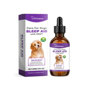 YEGBONG Dog Sleep Care Drop Sleeping Aid Supplement Emotions Relief Reduce Anxiety Anti Stress Soothing Relaxing Pet Sleeping Dropper Dog Sleep Aid 60ml Sleep Aid Pet Care Drops Sleeping Dropper Solutions Natural Pet Sleep Liquid For Promotes Healthy Rest