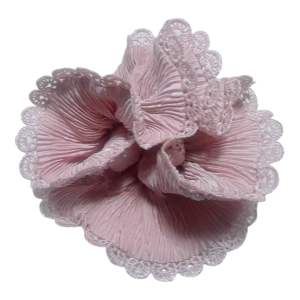 ยางรัดผมลายดอกไม้ ยางรัดผมสไตล์เกาหลี ไม่ย้วยง่าย คุณภาพดี