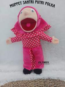 Boneka Tangan Handpupet Muppet Karakter Santri Ponpes