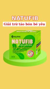 Natufib Giảm Táo Bón Bổ Sung Chất Xơ Hòa Tan Và Vitamin Giúp Nhuận Tràng Cải Thiện Hệ Vi Sinh Đường Ruột Cho Bé