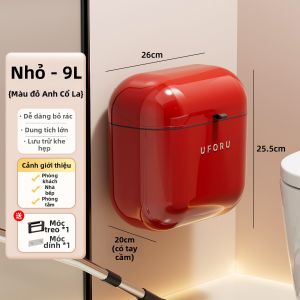 MEIZHUFU | Thùng Rác Treo Tường Không Cần Tay Cao Cấp Tiết Kiệm Không Gian
