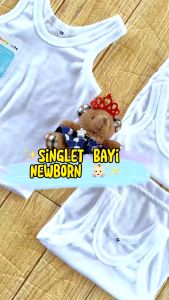 Singlet Bayi Kaos Dalam Bayi Murah Polos SNI Promo 9.9