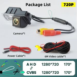 Rear View Reverse 170° Backup Camera CVBS AHD  Night Vision For VW Volkswagen Polo 6R Golf 6 Passat CC MK6 Magotan Bora