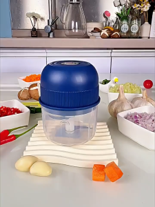 BODO Electric Garlic Chopper Meat Grinder Garlic Masher Machine Multi Portable Food Processor Garlic Crush USB Wireless Electric Mixer Household Fruit Vegetable Chopper Kitchen Cooking Tools