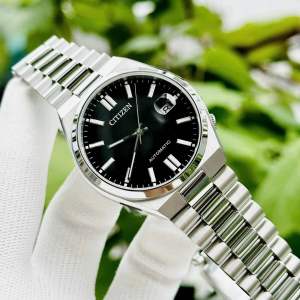 ĐỒNG HỒ NAM CHÍNH HÃNG Citizen NJ0150-81E Automatic Tsuyosa Black Dial Sapphire Silver Stainless Steel For Men