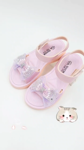 Age 5+Yrs Princess Girl Sandals Slippers Size 32-39 Selipar Sandal Perempuan By SFM