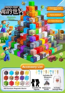Minecraft Magnetic Blocks Building Puzzles