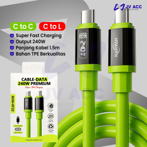 NANVAN NVN-KD69 KABEL SUPER FAST CHARGING 240W COMPATIBLE FOR TYPE C / IPHONE PREMIUM QUALITY
