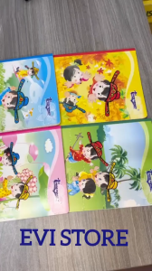 Tập 10 quyển vở 4 ô ly chống lóa Trạng Nguyên 48 trang Hồng Hà 0555 kích thước 170x240mm