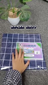 Sarung Kasur Busa Resleting Motif Navy Ukuran 90x200 & 120x200 Bahan Polycina