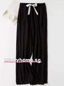 【📣SG Seller】🔥High Value Fast Delivery Cotton Rayon Pants Loose Solid Color Wide Leg Suitable for Singapore Weather
