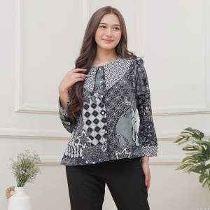 Atasan blouse wanita qurroh casual korea stail