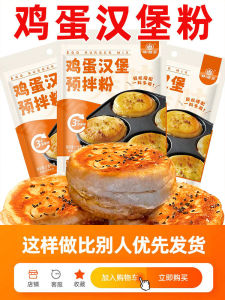 Commercial Egg Burger Pre-Mix Flour 500g Pack from Jiangsu Province for Burger Making Egg Burger Special Purpose Flour