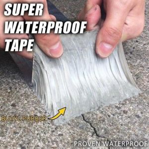 💧【COD】100%waterproof leakproof！waterproof tape anti leaking Waterproof Tape  (5cm/10cm/20cm x 5m) anti-leakage Self-adhesive Waterproof Tape tape waterproof Anti Leakage Foil Adhesive Butyl Tape Crack Repair Gam Bumbung 防水贴 防水胶布 漏水补漏贴