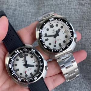 Professional Mens Watch 30bar Waterproof NH35 Turtle Diver Master 41mm Steel Automatic Wristwatch with 120-clicks Bezel