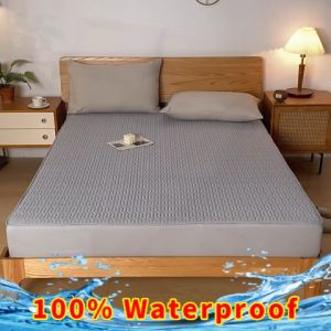 [COD] 100% Waterproof antifouling Bed Sheet Protector Mattress Cover Single/Queen/King Size