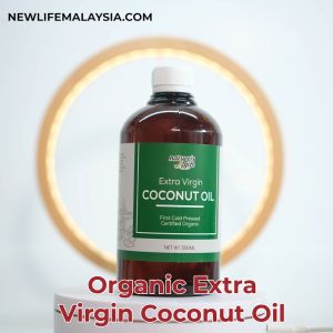 Extra Virgin Coconut Oil - 100% Organic Cold Pressed 500ml for Cooking Massage Hair & Skin Pure & Natural NewLife