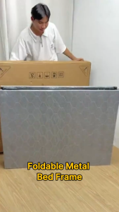 F&F: Arial Foldable Metal Bed Frame / Katil Single Boleh Lipat / Foldable Single Bed Frame / Single Bed Frame / Katil Lipat / Katil Bujang / Metal Bed Frame - MAX 200KG [NO INSTALLATION REQUIRED]