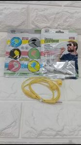 Headset Macaron U116 + Mic handsfreeStereo Earphone Extra Bass u-116