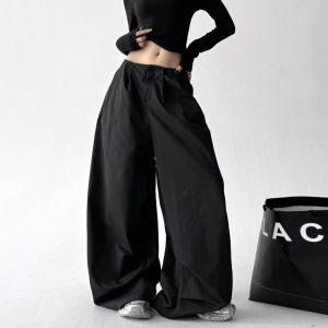 MUYUZI | White Loose Casual Overalls Trousers Women