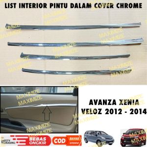 List Interior Pintu Dalam Avanza Xenia Veloz 2012 2014 Cover Chrome