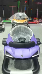 BABY WALKER UMUR 6-24 MONTH BULAN ANTI O LEG ADJUSTABLE FOLDABLE MUSIC LIGHT TOY LEARNING FUN BEST QUALITY