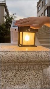 Solar Powered LED Sensor Wall Lamp Intelligent Induction Tungsten Filament Lamp Courtyard Garden Villa Lighting Night Light Intelligent Induction Tungsten Filament Lamp Courtyard Garden Solar Powered LED Sensor Wall SOLAR SENSOR WALL LAMP WATERPROOF