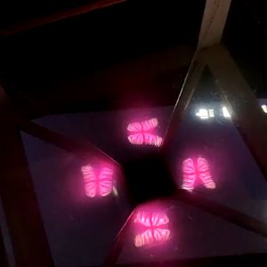 Mô Hình Máy Chiếu 3D Hologram Làm Tivi Đồ Chơi Stem Khoa Học Công Nghê Làm Bằng Thủ Công Cho Bé - HM0276