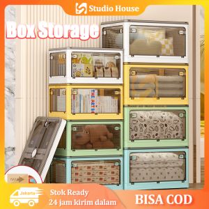 Dapat dilipat  Kotak Penyimpanan/Kapasitas ekstra besar kontainer box/ kotak penyimpanan serbaguna /Tempat Penyimpanan Pakaian box/ penyimpanan Multi-Spesifikasi kotak plastik
