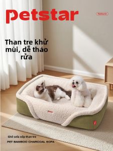 petstar | Giường Thú Cưng Thoáng Khí Ấm Áp cho Chó Nhỏ và Vừa