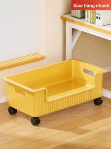 evesigar | Desk-Under Storage Organizer Cart With Wheels
