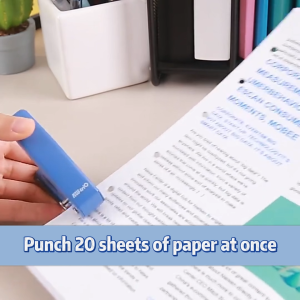 1 Hole Punch 6MM Aperture Puncher for Paper/Tags/Cards/Cardboard Punch 20 Sheets of Paper at Once