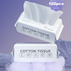 100pcs Soft Cotton Towel Disposable Face Towel Home Travel Face Towel Make Up Tissue Soft Facial Cleaning Skin Care Washing