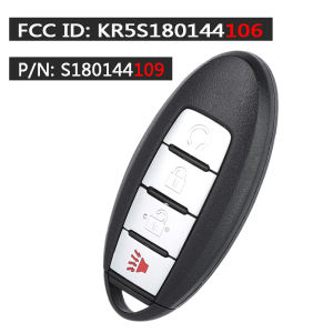 KEYECU S180144105 S180144106 S180144109 1S180144110 433.92MHz 4A Chip Smart Remote Key Fob for Nissan Rogue X-Trail 2014-2019