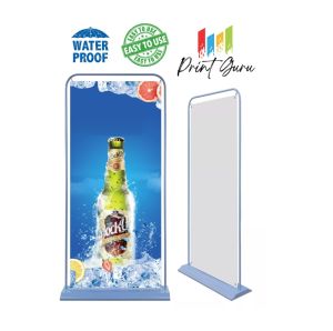 Door Frame Banner Stand for 80cm x 180cm Print Size Tarpaulin (Hook-On Collapsible and Portable)