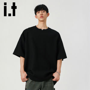 izzue | Áo Thun Tay Ngắn V-Neck Thời Trang Mùa Hè Form Rộng