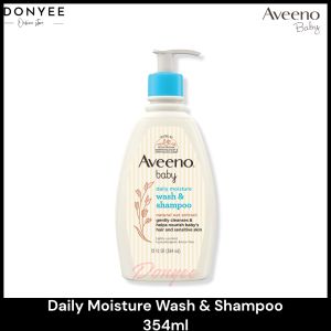 Aveeno Baby Daily Moisture Wash & Shampoo 354ml
