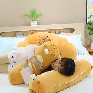 Capybaraตุ๊กตาสัตว์ ของเล่น ตุ๊กตาคาปิบาร่า Bread baguette dollเป็นหมอนหนุน 20/30/55/95ซมของขวัญวันเกิด ของเล่นเด็ก
