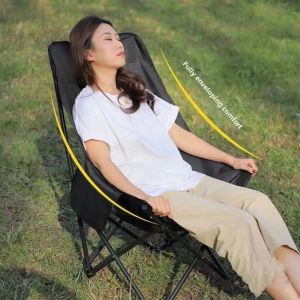 LINSI | High Back Moon Chair Portable Fishing Drawing Camping Stool