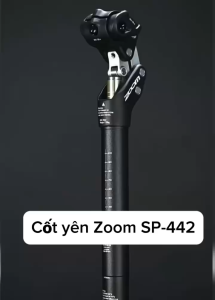 Cốt yên nhún Zoom SP-442 dòng mới hệ thống treo 4 liên kết hàng chuẩn chính hãng dành cho xe đạp