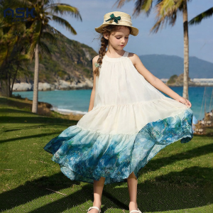 ASK JUNIOR | New Childrens Dress Beach Princess Style Summer